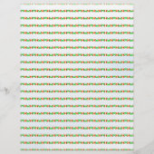 ハッピーバースデーくまのスクラップブックの紙5 チラシ (裏面)
