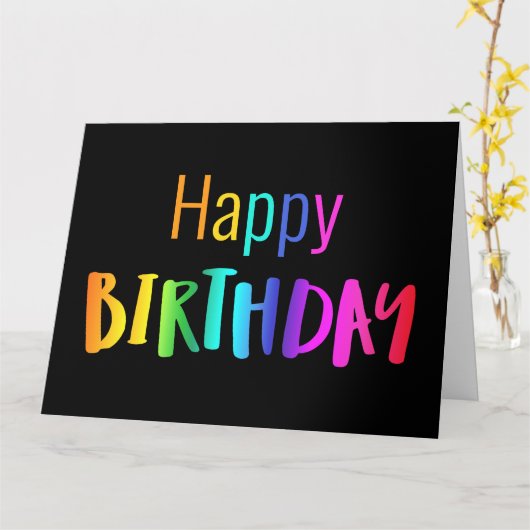 ハッピーバースデーすべての米国のクール誕生日 カード (黄色い花)