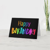 ハッピーバースデーすべての米国のクール誕生日 カード (正面)