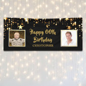 ハッピーバースデーその後の任意の年&今の写真 横断幕