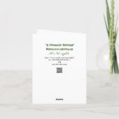 ハッピーバースデーだからパイナップルみたいに カード (裏面)