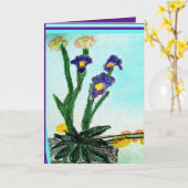 ハッピーバースデーだ！ カード (黄色い花)