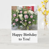 ハッピーバースデーだ！ カード (黄色い花)