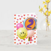 ハッピーバースデーだ！ カード (黄色い花)