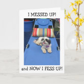 ハッピーバースデーだ カード (黄色い花)