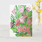 ハッピーバースデーだ！ カード (黄色い花)