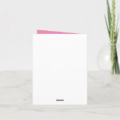 ハッピーバースデーだ！ カード (裏面)