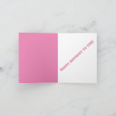 ハッピーバースデーだ！ カード (内部)