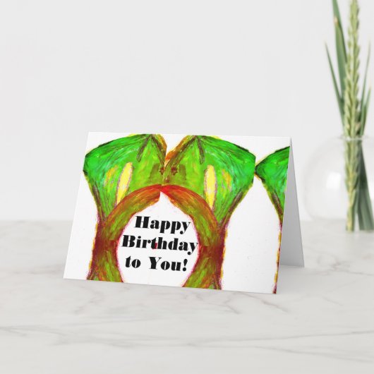 ハッピーバースデーだ！ カード (正面)