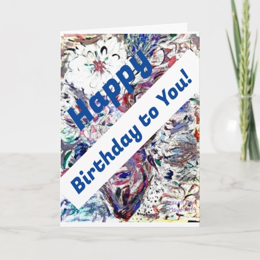 ハッピーバースデーだ！カード カード (正面)