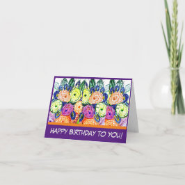 ハッピーバースデーだ！カード カード