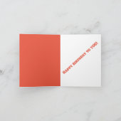 ハッピーバースデーだ！カード カード (内部)