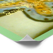 ハッピーバースデーとウィズ最高のス・ポスター紙 ポスター (角)