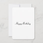 ハッピーバースデーとグリーンパンダ (裏面)