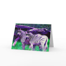 ハッピーバースデーとゼブラがサングラスをかぶ