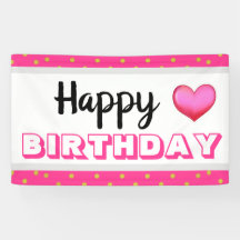 ハッピーバースデーとハート