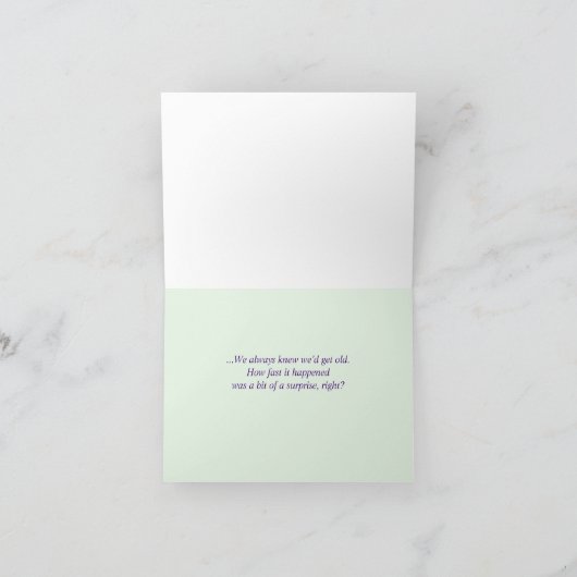 ハッピーバースデーとペルシャ猫のグリーティングカード カード (内部)