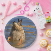 ハッピーバースデーとボトムズアップ ペーパープレート (パーティー)