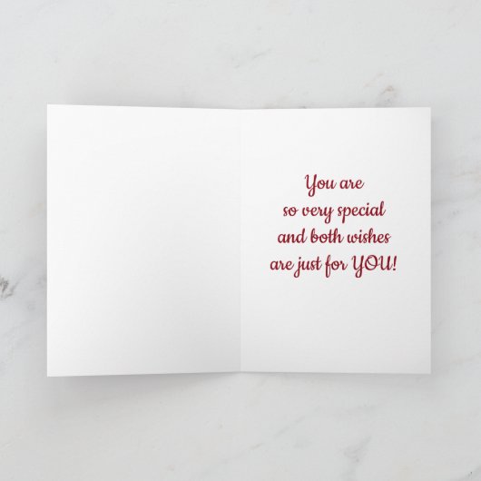 ***ハッピーバースデーとメリークリスマス***特別U シーズンカード (内部)