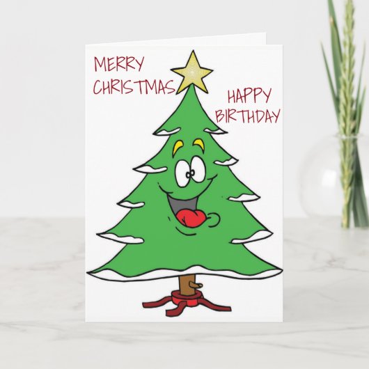 ***ハッピーバースデーとメリークリスマス***特別U シーズンカード (正面)