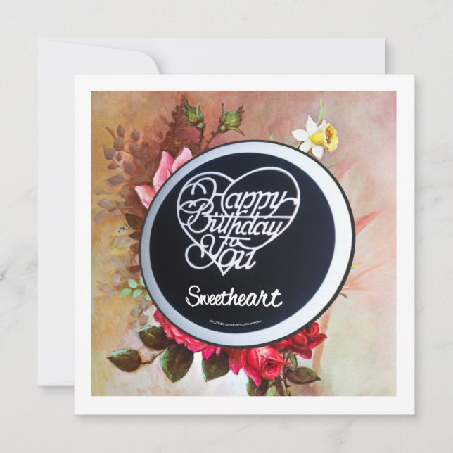 ハッピーバースデーと主は私の羊飼いだ (正面)