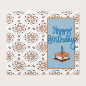 ハッピーバースデーと多くのグリーティングカード (外部フラット)