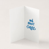 ハッピーバースデーと多くのグリーティングカード (内部)