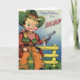 ハッピーバースデーと大物 カード