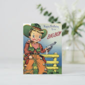 ハッピーバースデーと大物 ポストカード (スタンド正面)