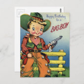 ハッピーバースデーと大物 ポストカード (正面/裏面)