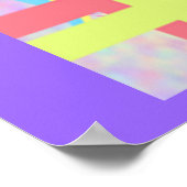 ハッピーバースデーと希望最高の気球 ポスター (角)