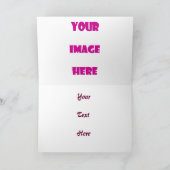 ハッピーバースデーと甘い小さな女の子。 カード (内部)