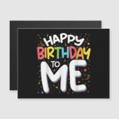 ハッピーバースデーと私のおもしろい誕生日パーティー (正面/裏面)