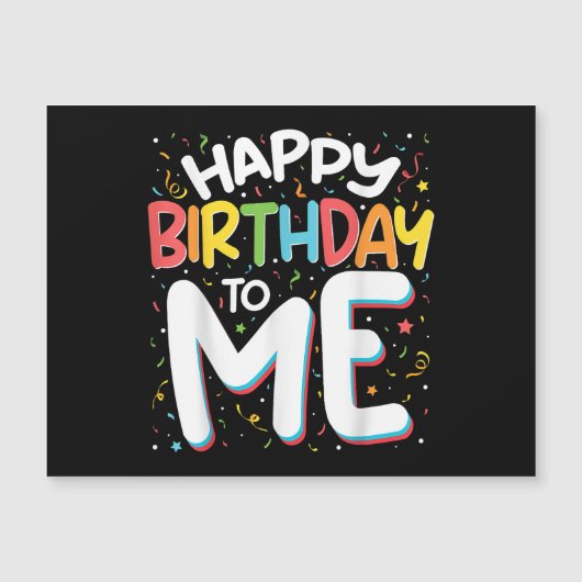 ハッピーバースデーと私のおもしろい誕生日パーティー (正面)