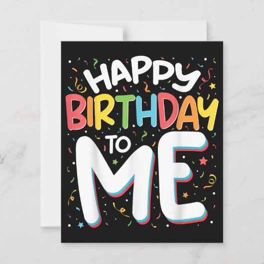 ハッピーバースデーと私のおもしろい誕生日パーティー (正面)