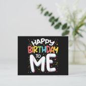 ハッピーバースデーと私のおもしろい誕生日パーティー エンクロージャーカード (スタンド正面)