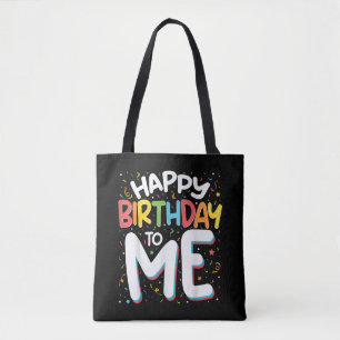 ハッピーバースデーと私のおもしろい誕生日パーティー トートバッグ