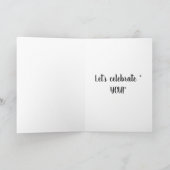 ハッピーバースデーと私の愛祝の全て カード (内部)