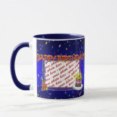 ハッピーバースデーと紙吹雪フォトフレーム マグカップ (左)