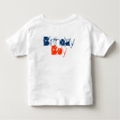 ハッピーバースデーと素晴らしい私の幼児Tシャツ トドラーTシャツ (裏面)