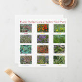 ハッピーバースデーと開花新年！ノートカード ノートカード (正面/裏面インサイチュ)