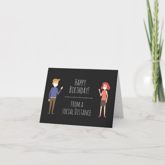 ハッピーバースデーとSSカード カード (正面)