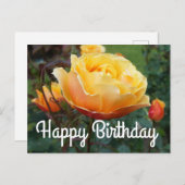 ハッピーバースデーについて顔バラ#2はがき ポストカード (正面/裏面)