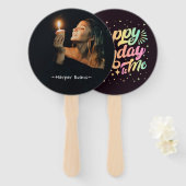 ハッピーバースデーにフォトハンドファン ハンドファン