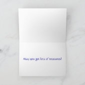 ハッピーバースデーに写真を追加 カード (内部)