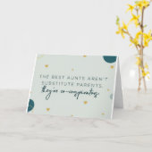 ハッピーバースデーに**こそ最高のの叔母へ!** カード (黄色い花)