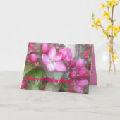 ハッピーバースデーのいとこカード カード (黄色い花)