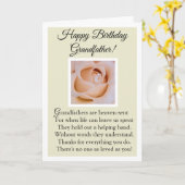 ハッピーバースデーのおじいちゃんカード カード (黄色い花)