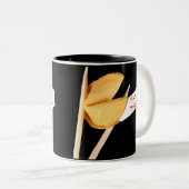 ハッピーバースデーのおみくじ入りクッキー ツートーンマグカップ (正面右)