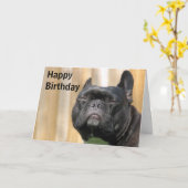 ハッピーバースデーのおもしろい-パリMerille カード (黄色い花)